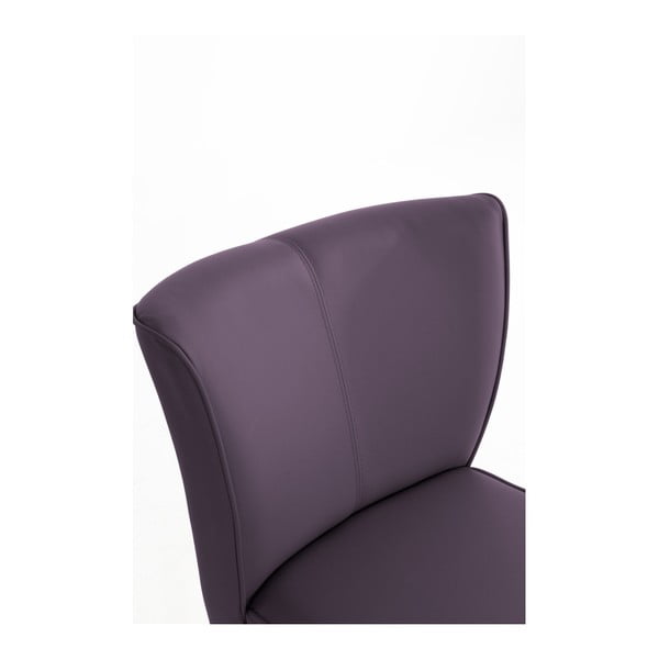 Violetinės spalvos dirbtinės odos fotelis "Max Winzer Beni Imitation-image-4
