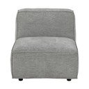 Šviesiai pilka modulinės sofos vidurinė dalis Bonami Selection Fairfield