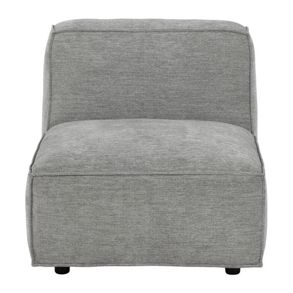 Šviesiai pilka modulinės sofos vidurinė dalis Bonami Selection Fairfield