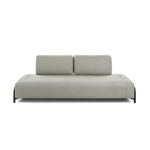 Smėlio ir pilkos spalvos sofa Kave Home Compo