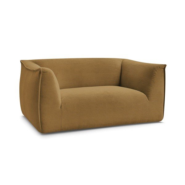 Garstyčių spalvos sofa iš kordinio velveto 170 cm Giorgia – Bobochic Paris-image-2