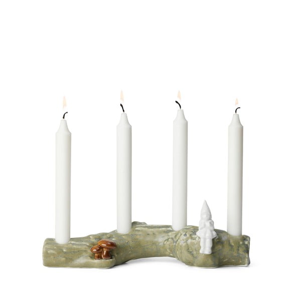 Porcelianinė kalėdinė žvakidė Kähler Design Christmas Tales-image-2