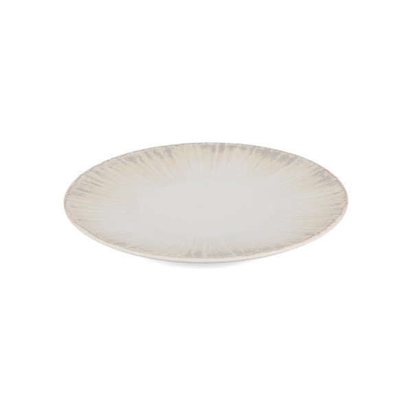 Šviesiai pilkos spalvos skirta serviravimui iš porceliano  lėkštė ø 32 cm Nuance – BonBistro-image-3