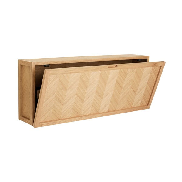 Pakabinama batų lentyna iš ąžuolo medienos Herringbone - Hübsch-image-4