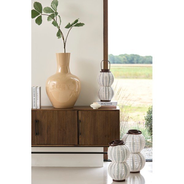 Iš medžio/iš tekstilės žibintas (aukštis 48 cm) Arbore – Light & Living-image-1