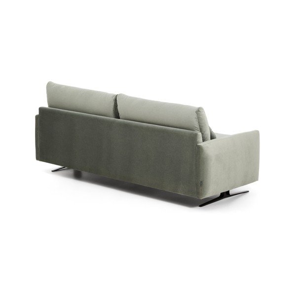 Žalios spalvos sofa iš velveto 210 cm Veliro – Kave Home-image-4