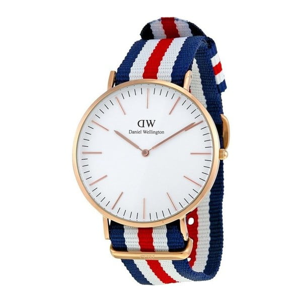 Laikrodis Daniel Wellington Canterbury su rožiniu aukso ciferblatu, ⌀ 40 mm