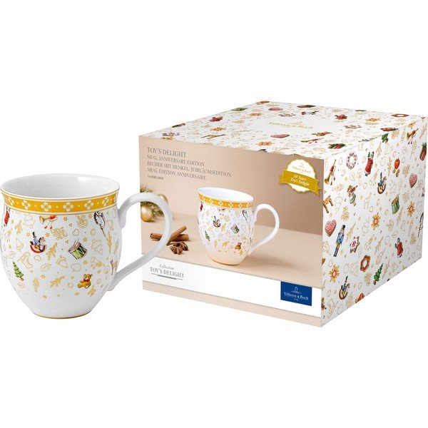 Baltas porcelianinis puodelis su kalėdiniu motyvu Villeroy & Boch-image-2