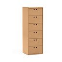 Natūralios spalvos spintelė 40x118x40 cm Wally – Teulat