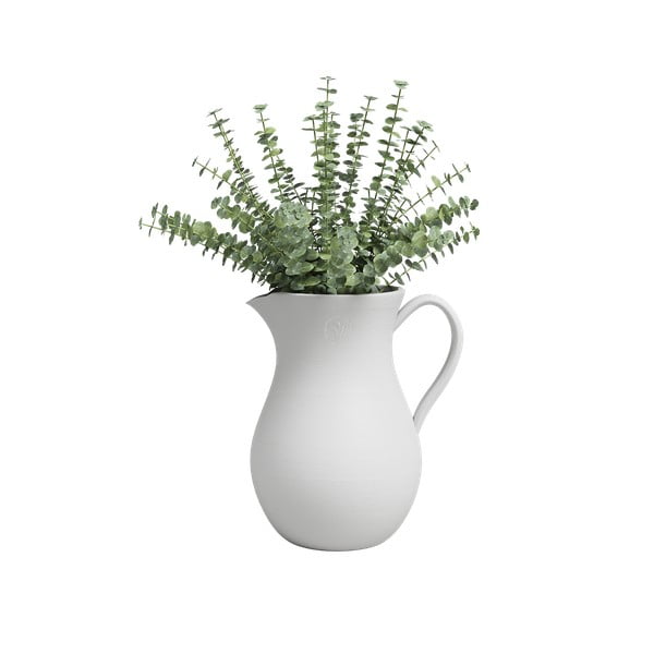 Iš keramikos rankų darbo vaza baltos spalvos (aukštis 30 cm) Harmonia – Artevasi-image-2