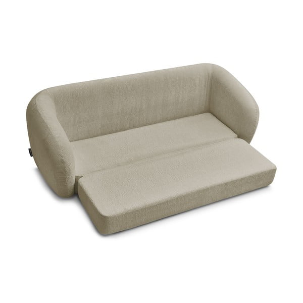 Šviesiai rudos spalvos iš šenilinio audinio sulankstoma sofa 228 cm Neyo – Bobochic Paris-image-4