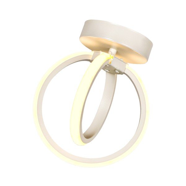 Baltos spalvos iš metalo lubinis šviestuvas LED Sezen – Squid Lighting-image-2