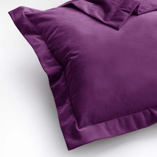 2 tamsiai violetinių pagalvės užvalkalų rinkinys AmeliaHome, 45 x 45 cm-image-2