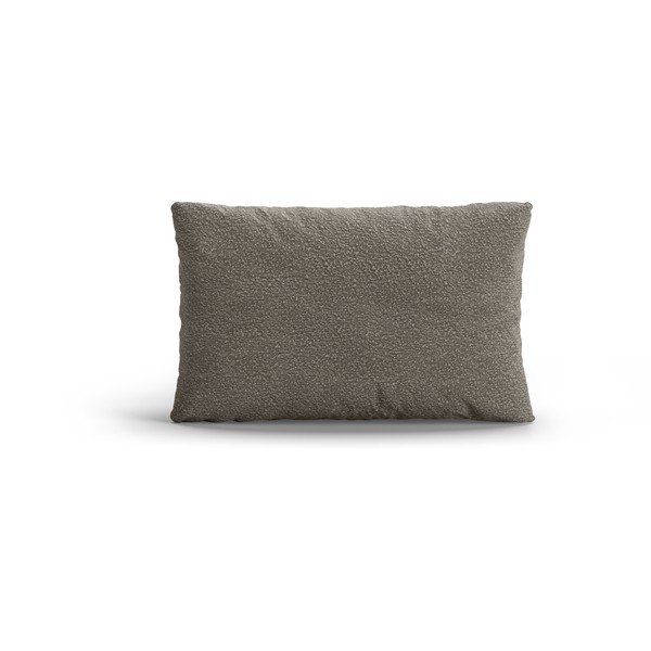 Pilkos spalvos iš boucle sofos pagalvėlė Poppy – Micadoni 