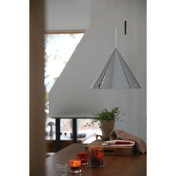 Sidabrinės spalvos iš metalo kabantis šviestuvas ø 37,5 cm su metaliniu gaubtu Tip – Markslöjd-image-3