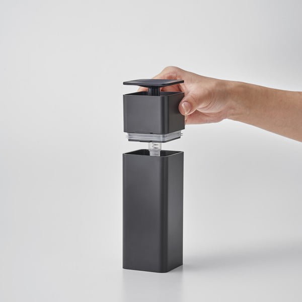 Juodas skalbimo priemonių dozatorius Yamazaki Tower, 250 ml-image-3