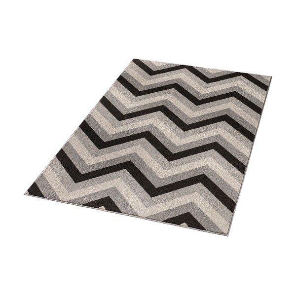 Juodas kilimas Chateau Chevron, 120x170 cm-image-2