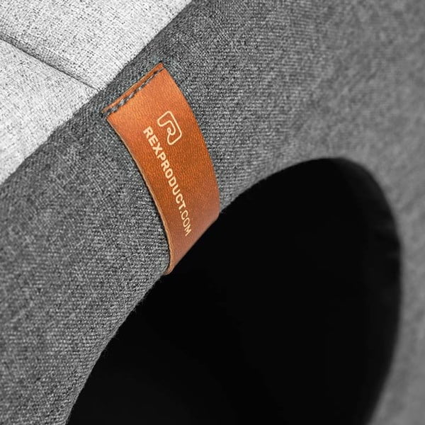 Šviesiai pilka šunų būda 38x38 cm Up and Down - Rexproduct-image-1