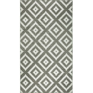 Šviesiai rudos ir kreminės spalvos plaunamas kilimas 80x50 cm - Vitaus