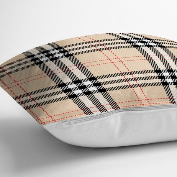 Smėlio spalvos minimalistiniai pagalvių užvalkalai Burberry, 35 x 55 cm-image-1