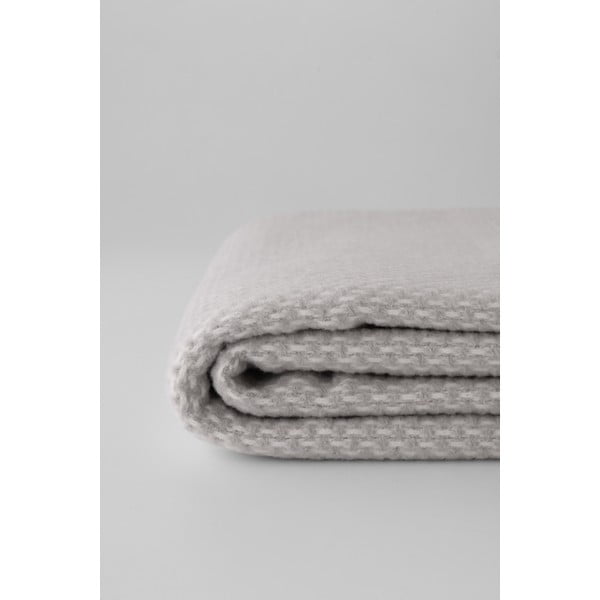 Šviesiai pilkas pledas su medvilne Euromant Zen, 140 x 160 cm-image-3