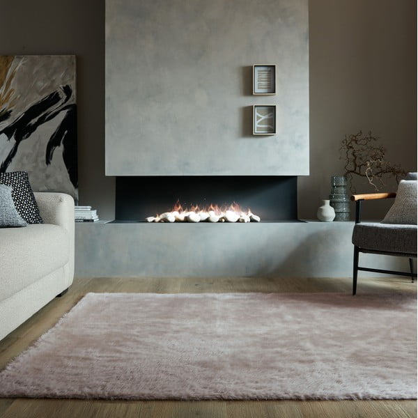Sintetinė oda ir kailis rudos spalvos 80x150 cm Alpine Faux Fur – Flair Rugs-image-1