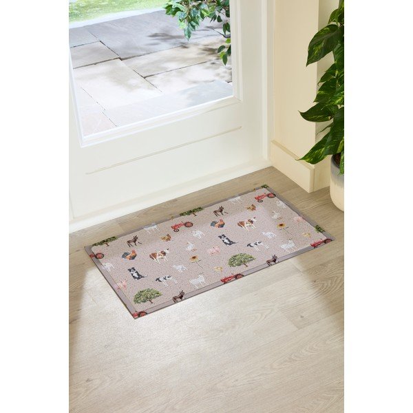 Iš PVC grindų kilimėlis 40x70 cm Farm Life – Artsy Doormats-image-2