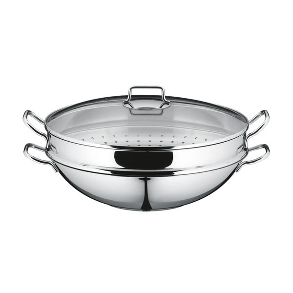 WMF "Cromargan® Macao" nerūdijančio plieno wok keptuvė