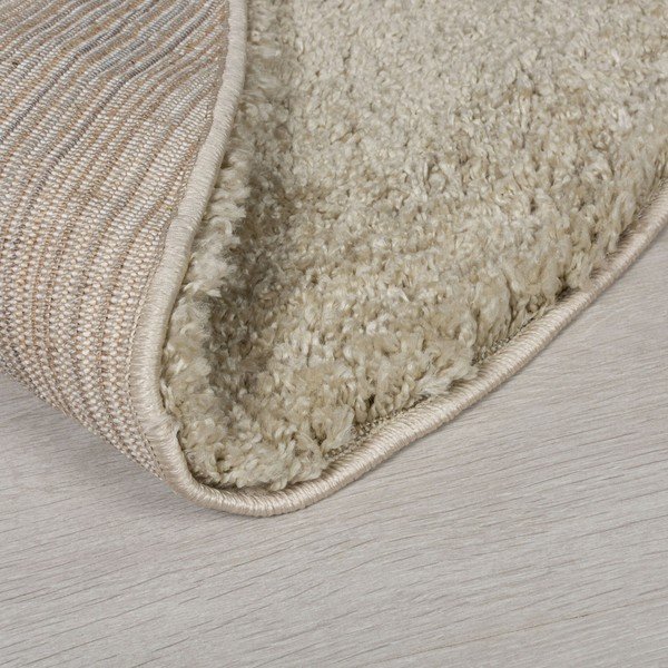Apvalios formos kilimas smėlio spalvos ø 133 cm – Flair Rugs-image-3