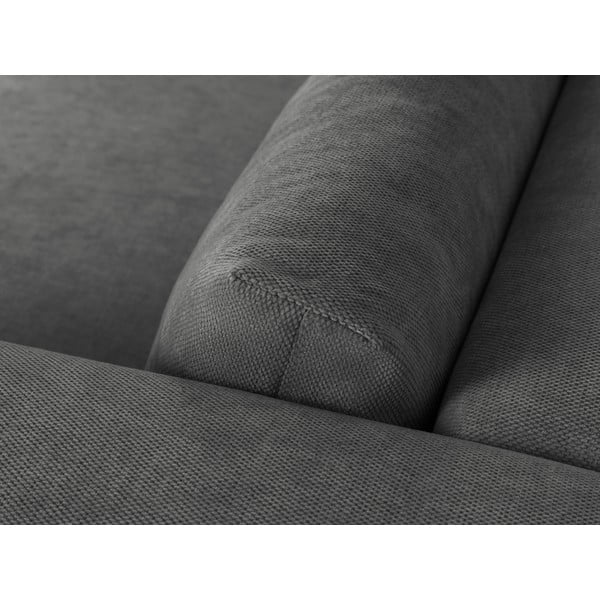 Kampinė sofa tamsiai pilkos spalvos („U“ formos) Esther – Milo Casa-image-4
