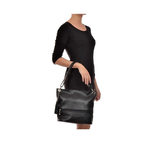 Juoda odinė rankinė Anna Luchini Hunna-image-1