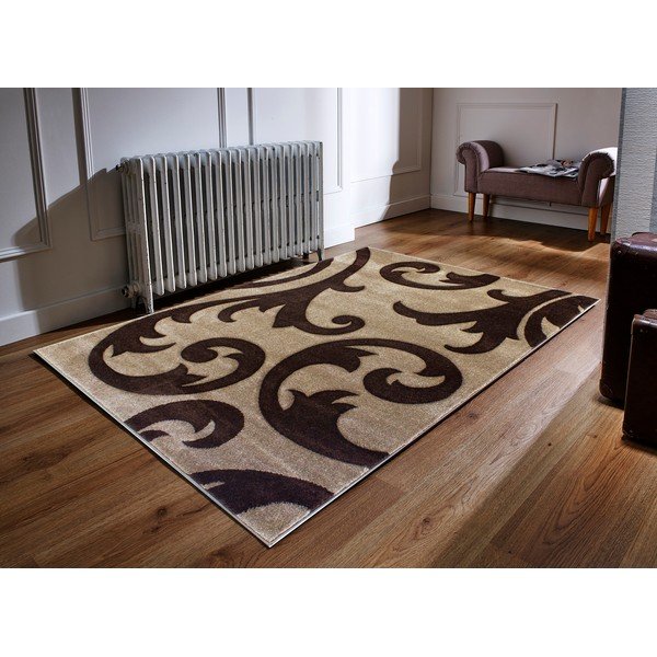 Smėlio ir rudos spalvos kilimas "Flair Rugs" kilimai "Elude Beige Brown", 160 x 230 cm-image-1