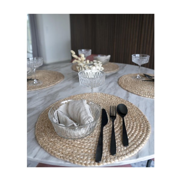 Iš džiuto padėkliukai 4 vnt. ø 38 cm Bombay – House Nordic-image-4