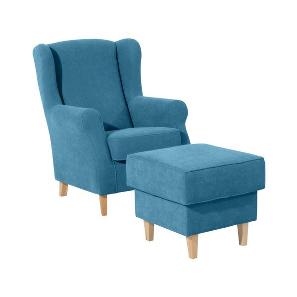 Benzino mėlynos spalvos kėdutė kojoms Max Winzer Lorris-image-2