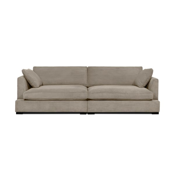 Sofa iš kordinio velveto smėlio spalvos 266 cm Mobby – Scandic