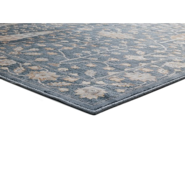 Mėlynas viskozės kilimas Universal Vintage Flowers, 140 x 200 cm-image-2