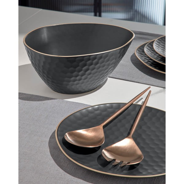 Iš nerūdijančio plieno įrankis salotoms 2 vnt. Kelda – Kave Home-image-4