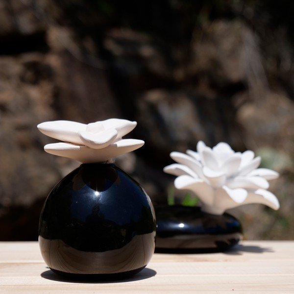 Baltas keraminis difuzorius su vanilės kvapu "Boles d´olor-image-1