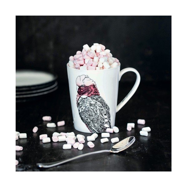 Baltas porcelianinis puodelis Maxwell & Williams Marini Ferlazzo Galah, 450 ml-image-1