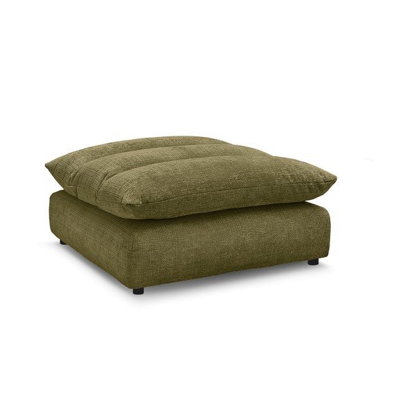 Žalios spalvos taburetė iš šenilinio audinio Neil – Bobochic Paris