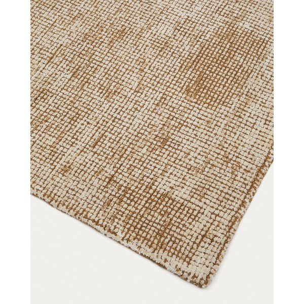 Rankų darbo smėlio spalvos iš vilnos mišinio kilimas 200x300 cm Susi – Kave Home-image-3
