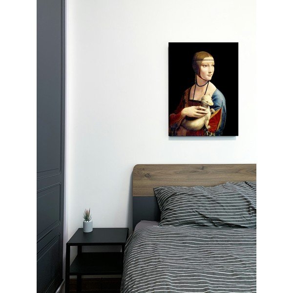Paveikslo reprodukcija 50x70 cm Lady with an Ermine, Leonardo Da Vinci – Fedkolor-image-1