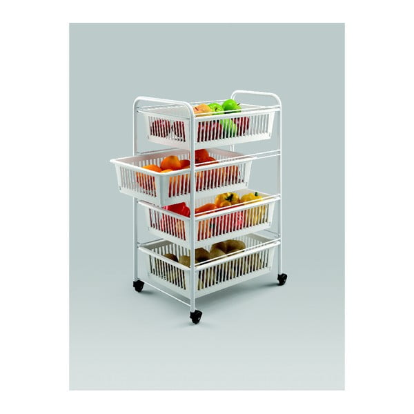 Mobili lentyna su 4 krepšeliais Metaltex India, 35 cm ilgio-image-3