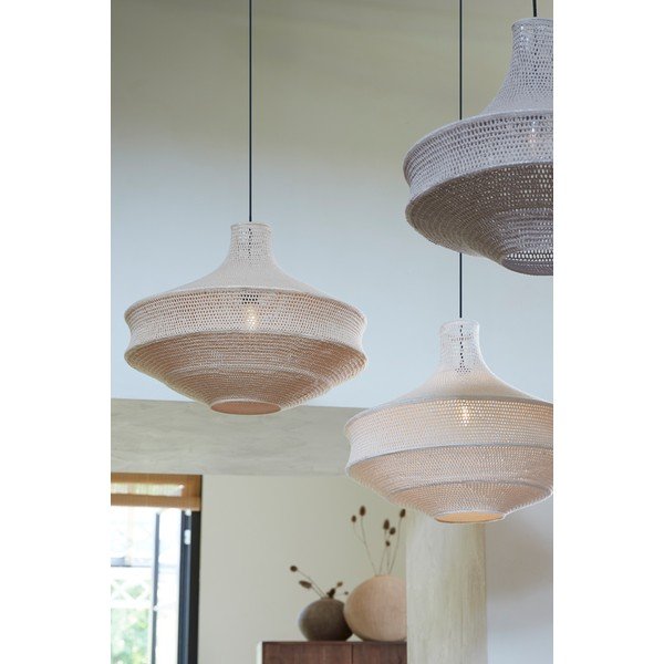 Šviestuvo gaubtas kreminės spalvos ø 50 cm Viggo – Light & Living-image-1