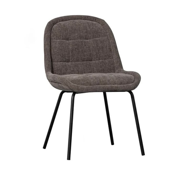 Pilkos spalvos iš aksomo valgomojo kėdės 2 vnt. Crate – WOOOD