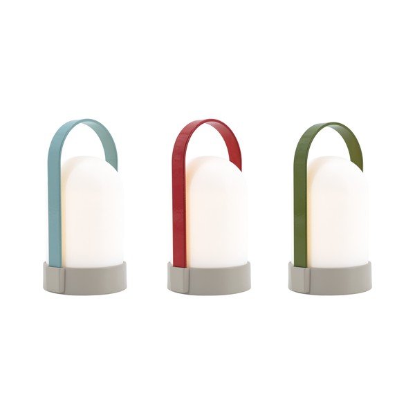 Stalinis šviestuvas baltos spalvos LED su pritemdymo funkcija (aukštis 15 cm) Uri – Remember
