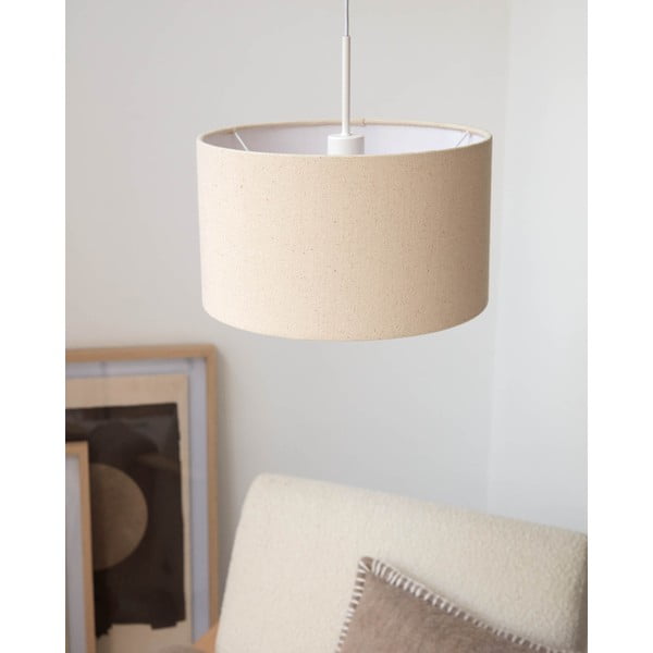 Kreminės spalvos šviestuvo gaubtas ø 40 cm Nazli – Kave Home-image-1
