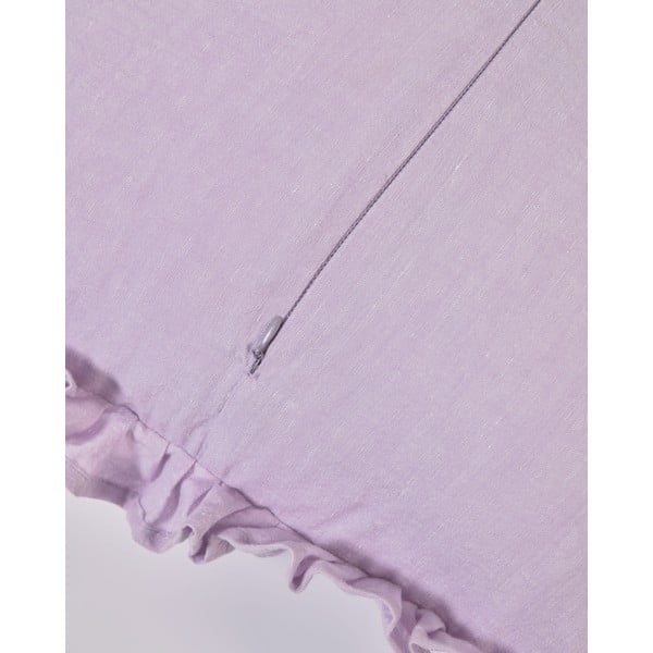 Iš lino mišinio dekoratyvinis pagalvės užvalkalas 45x45 cm Nacha – Kave Home-image-2