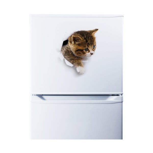 Sienų lipdukas Ambiance Hiding Cat-image-2
