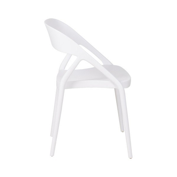Iš plastiko valgomojo kėdės baltos spalvos 2 vnt. – Ixia-image-4
